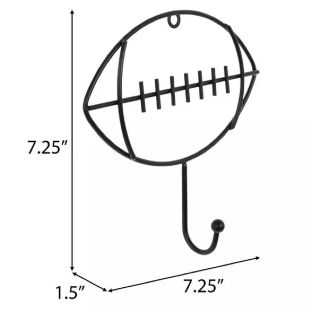 (2) Football Wall Hook